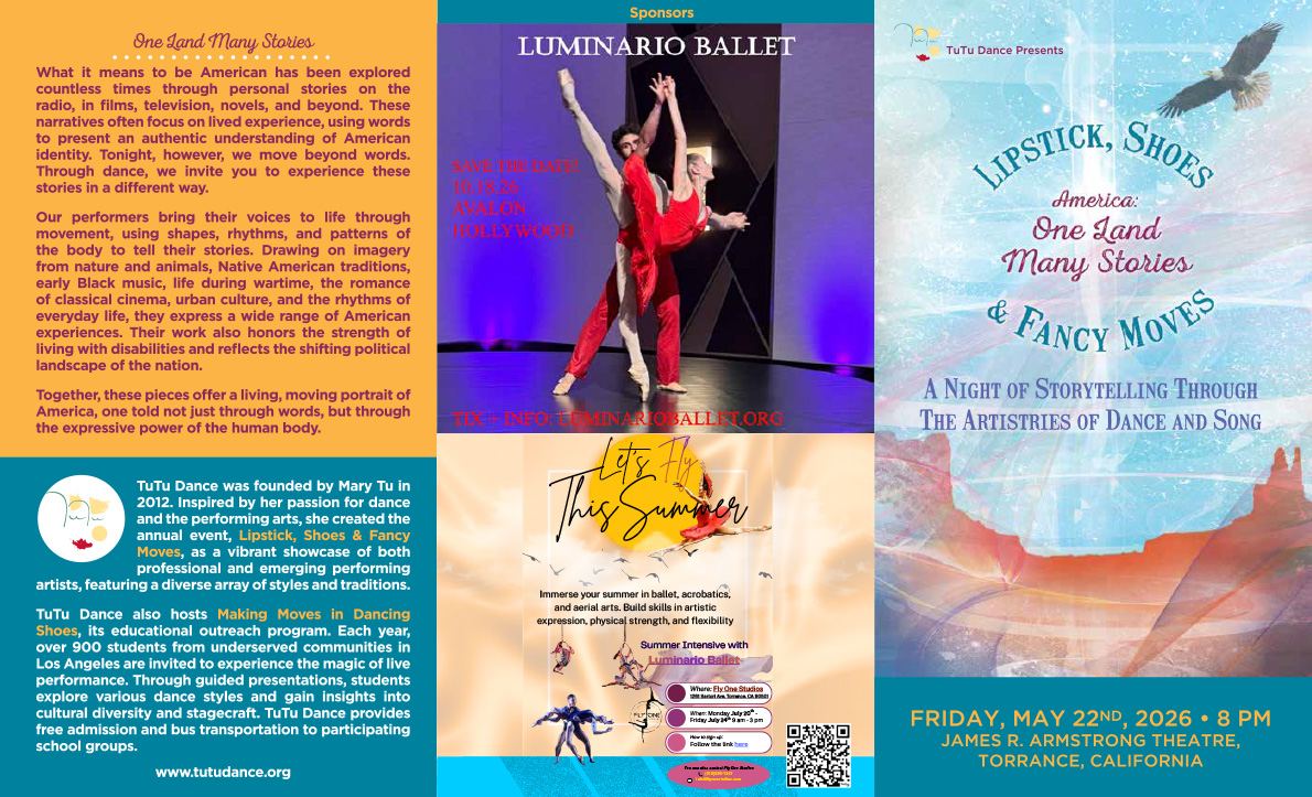 Lipstick Shoes & Fancy Moves 2026 program Cover